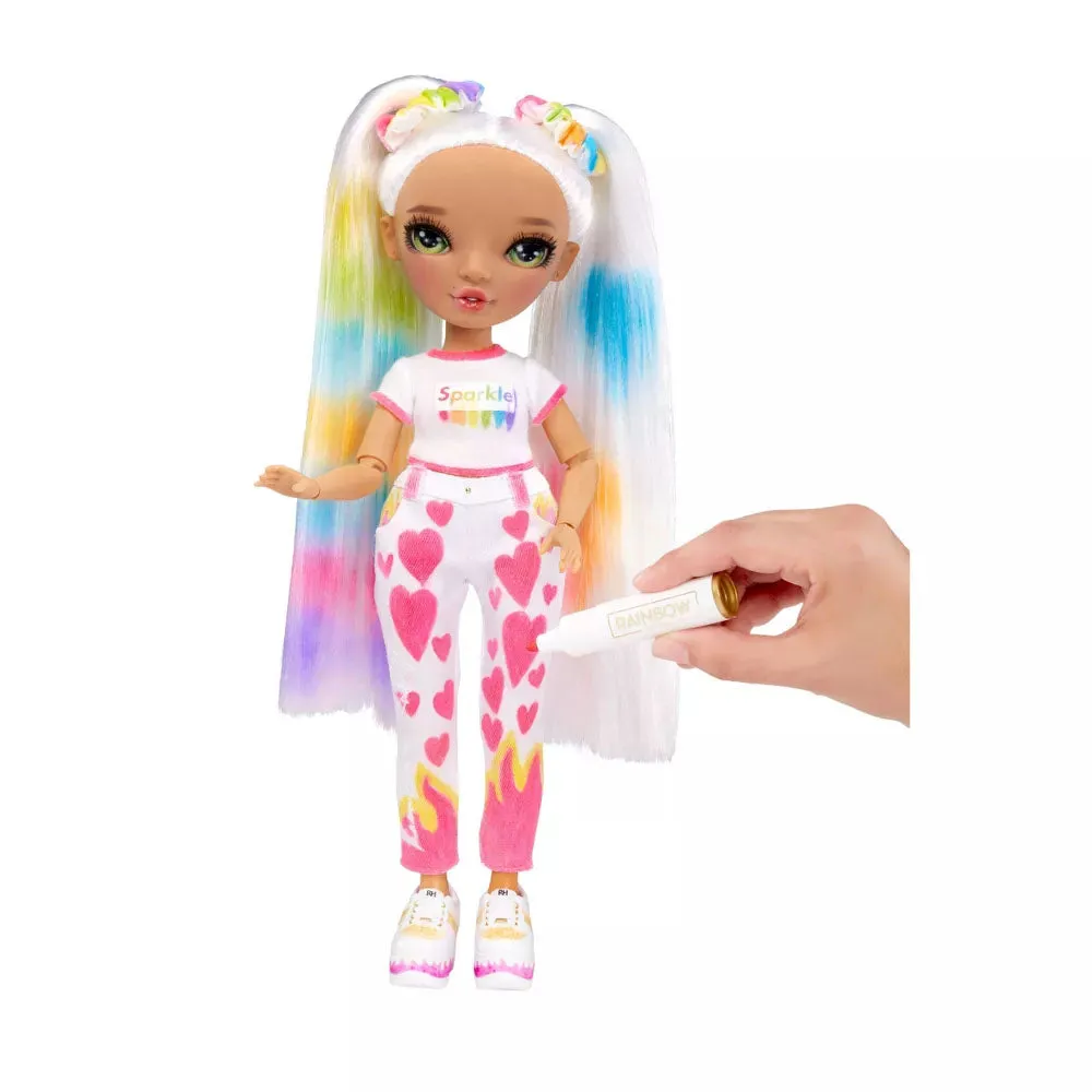 Rainbow High Color & Create Fashion Doll Green Eyes