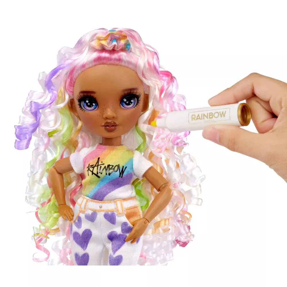 Rainbow High - Color & Create - Purple Eyes/Curly Hair