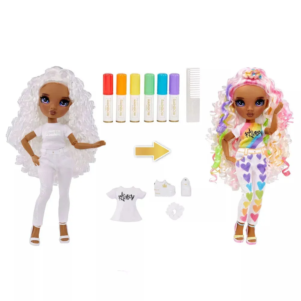Rainbow High - Color & Create - Purple Eyes/Curly Hair
