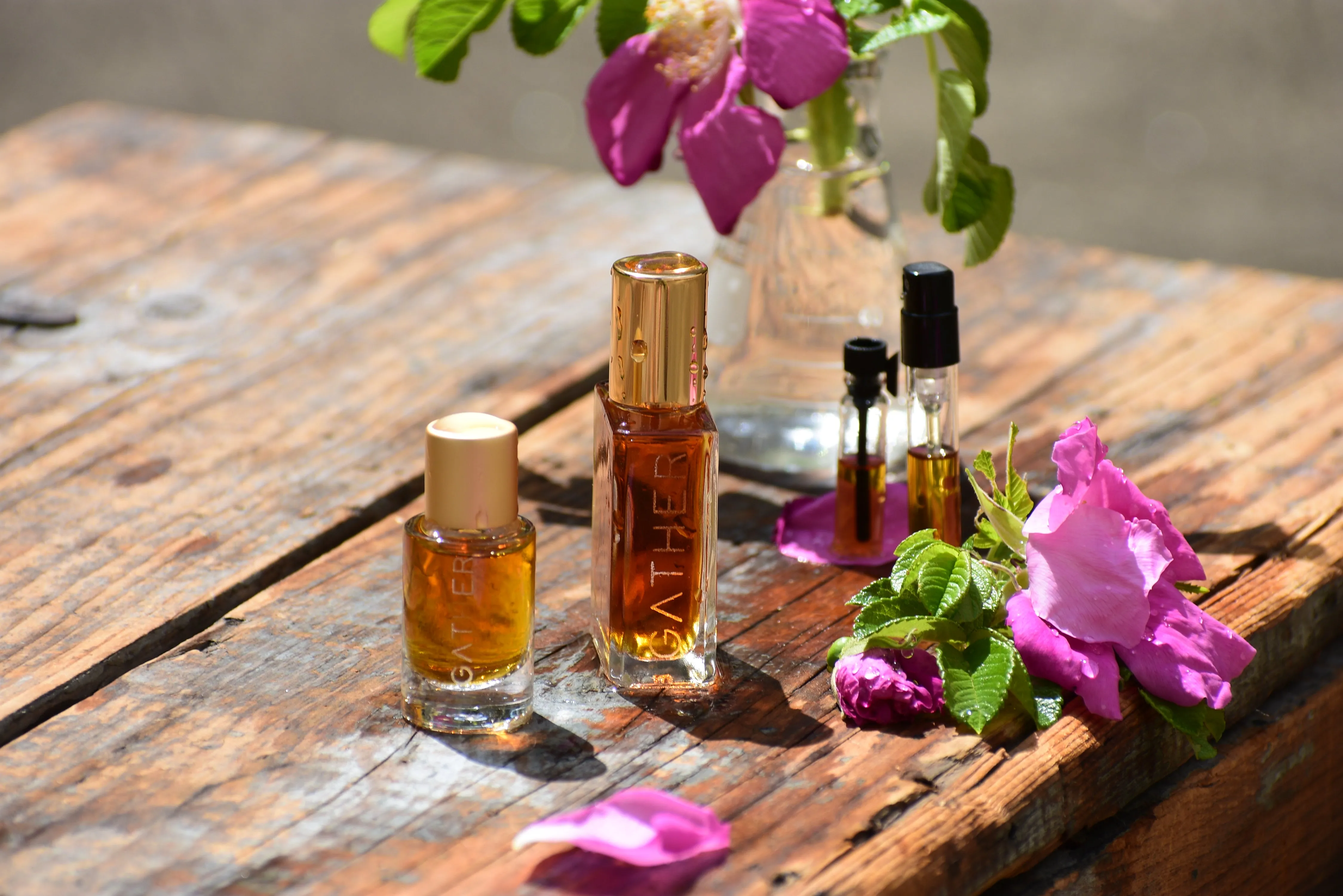 RAINWATER ROSE - Natural Botanical Eau de Toilette | Fresh Blooming Roses hand gathered at the Ocean