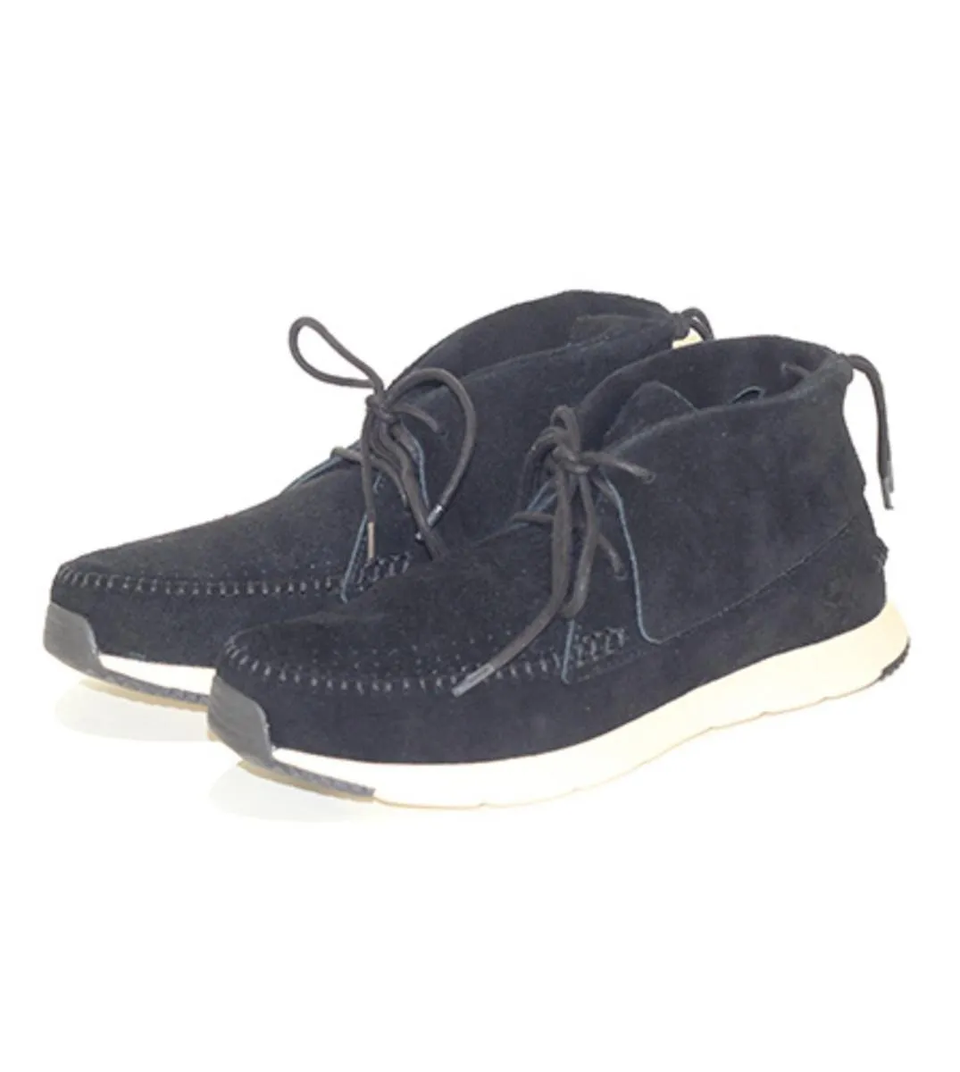 Ransom: Alta Mid Black Bone Sneakers