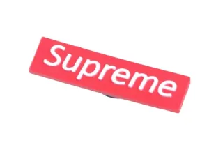 Red Supreme Crocs Charm