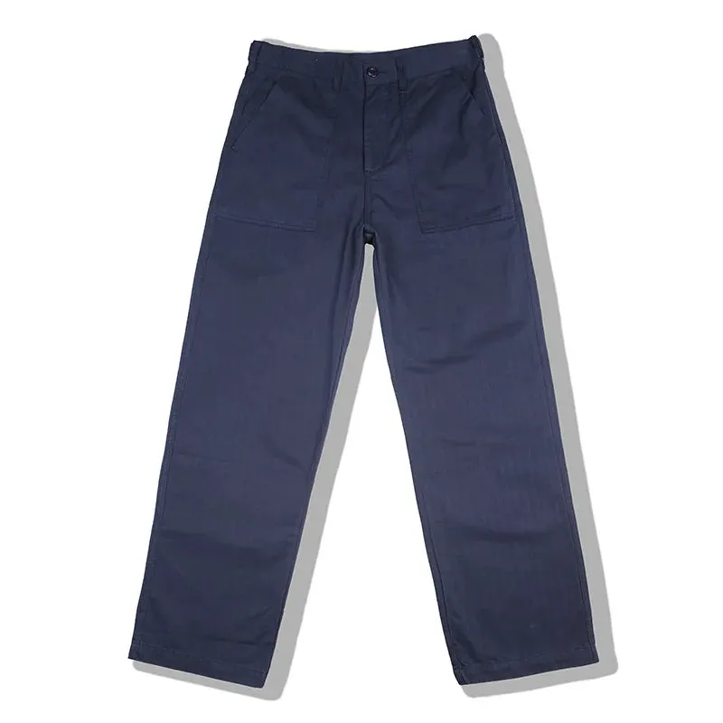 Retro Military Baker Cargo Pants - Men's Tactical Spring Autumn Casual Streetwear Workwear Herringbone Trousers