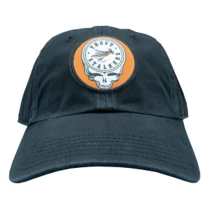 Richardson MTS Skull Logo 320 Washed Chino Black Hat