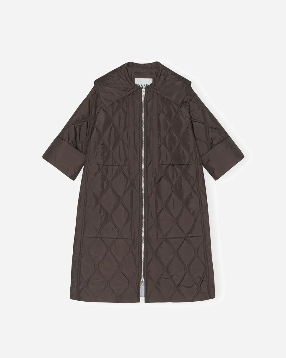 Ripstop Quilt Coat - Mole