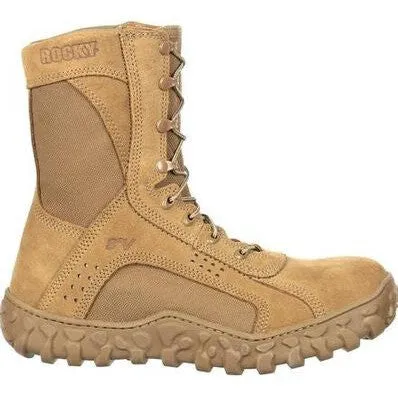 Rocky Men's S2V 8" Comp Toe USA Made Tactical Military Boot-Brown- RKC089