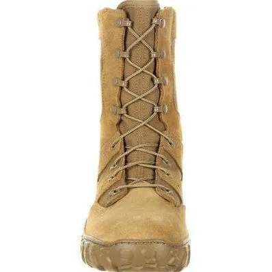 Rocky Men's S2V Predator 8" Soft Toe Tactical Military Boot- Brown- RKC072