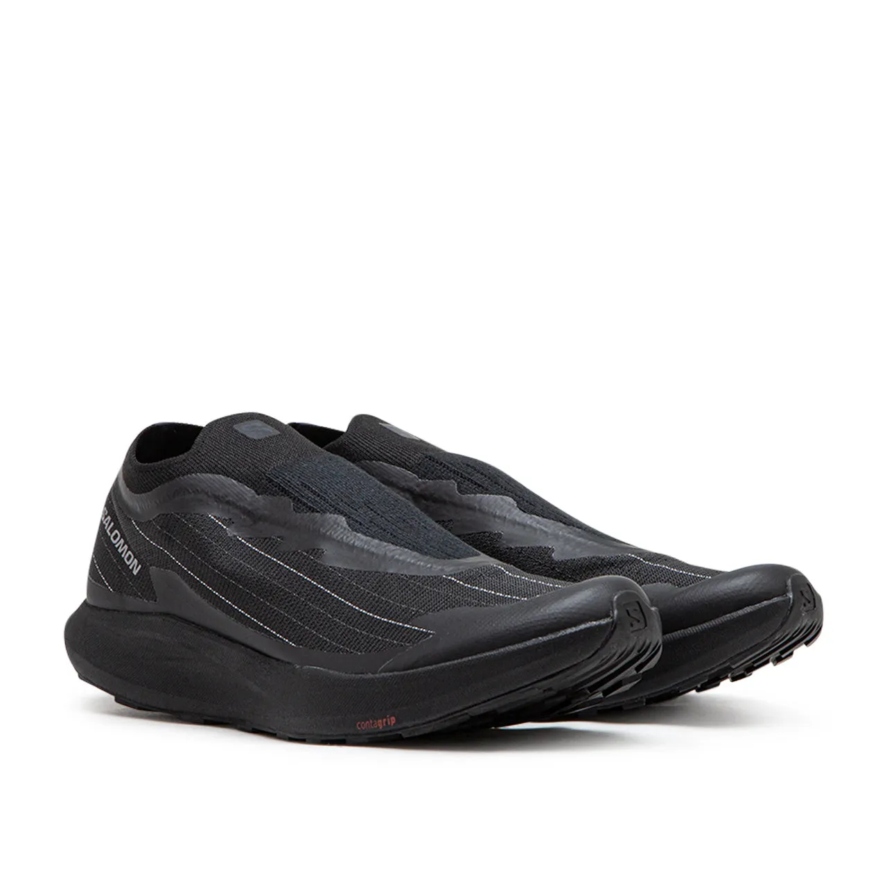 salomon pulsar reflective advanced (black / black / reflective silver)