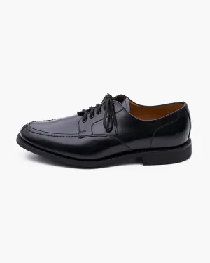 【Sanders】MILITARY APRON DERBY SHOES 黑色英軍方頭德比鞋 1130B