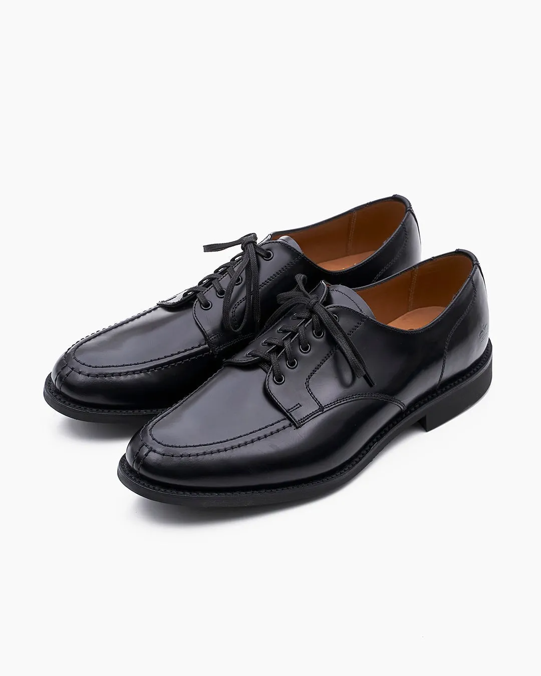 【Sanders】MILITARY APRON DERBY SHOES 黑色英軍方頭德比鞋 1130B