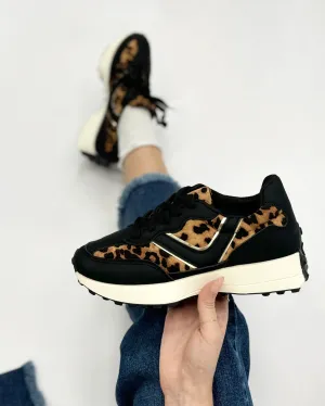 Sneakers maculate con suola