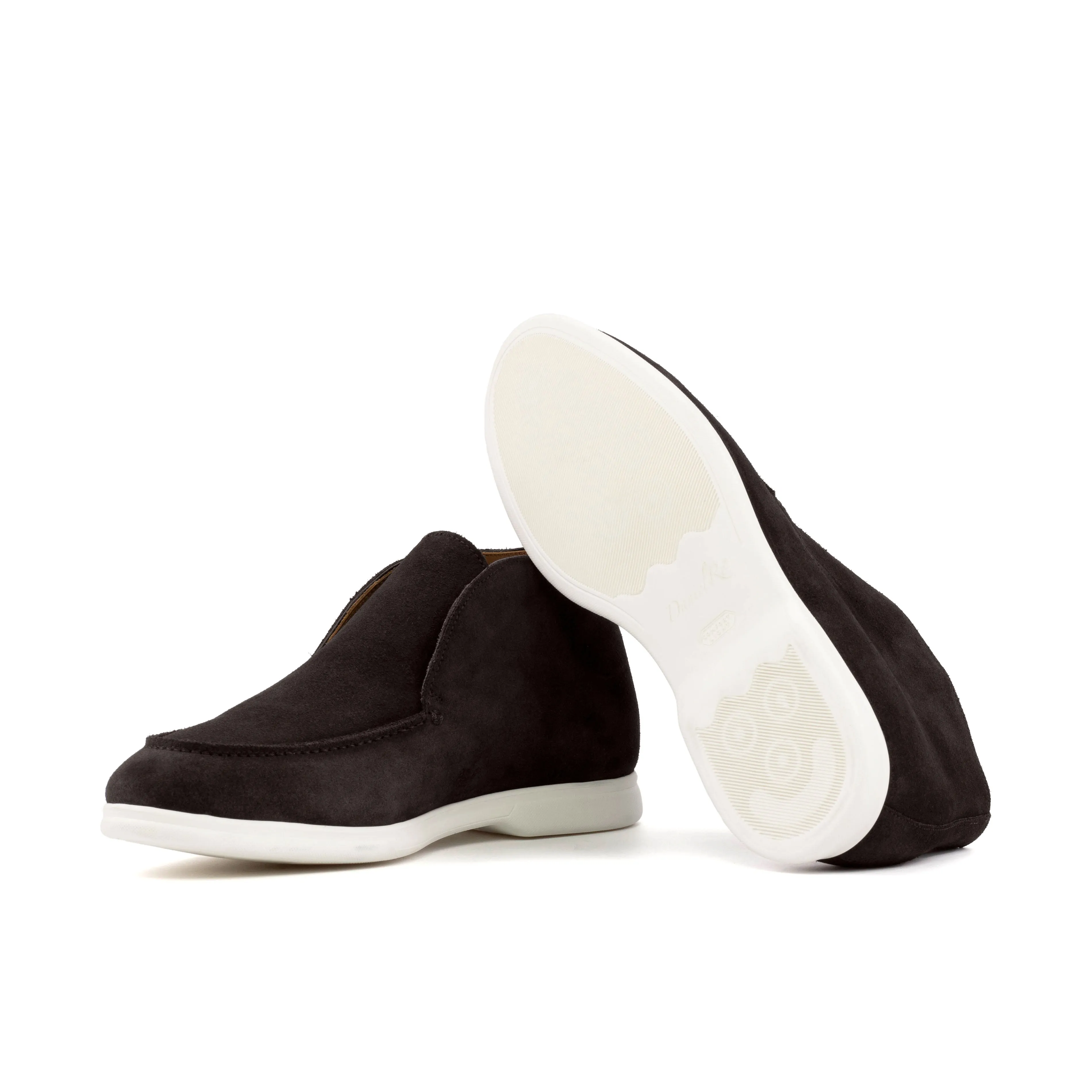 Suede Chukka Boots Dark Brown