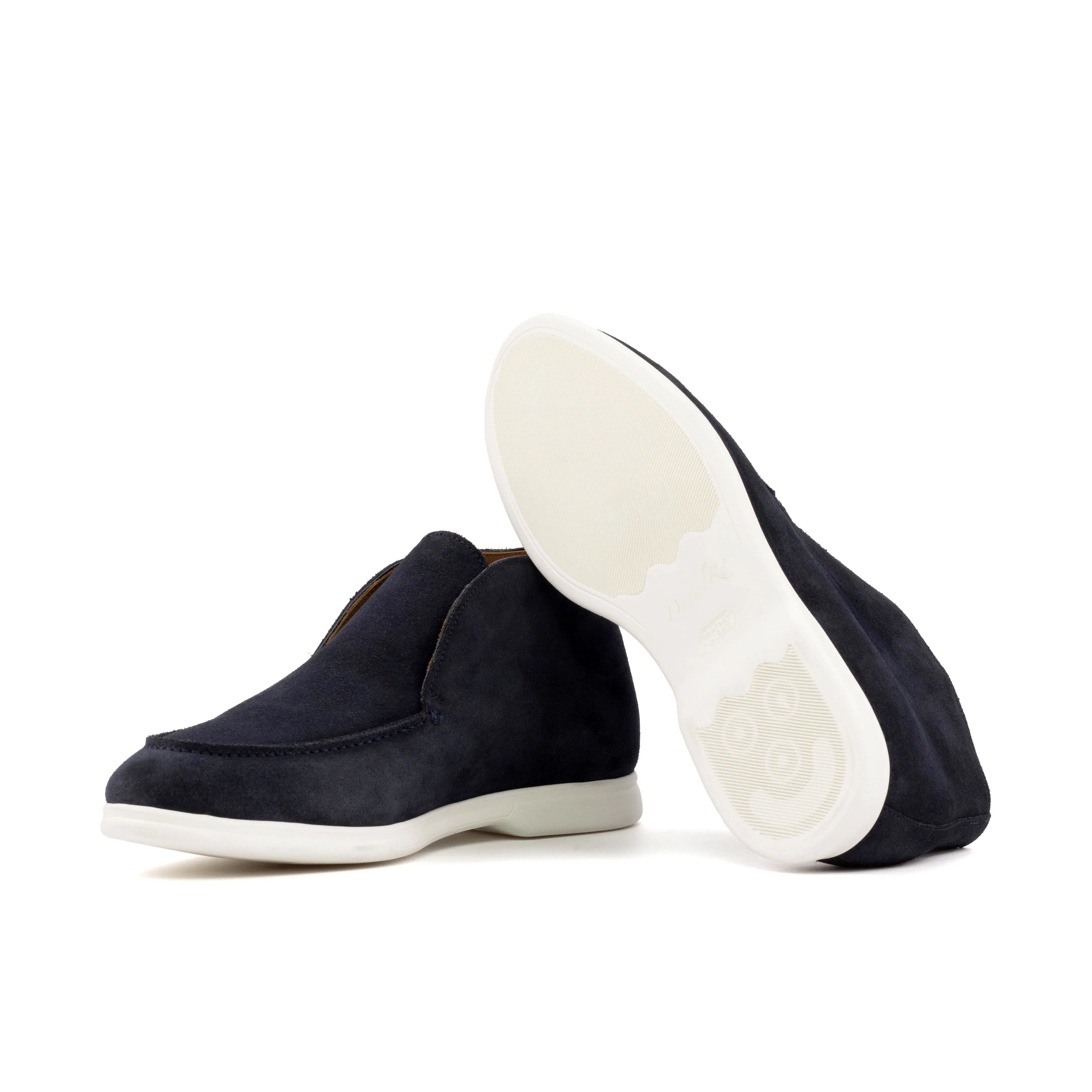 Suede Chukka Boots Navy Blue