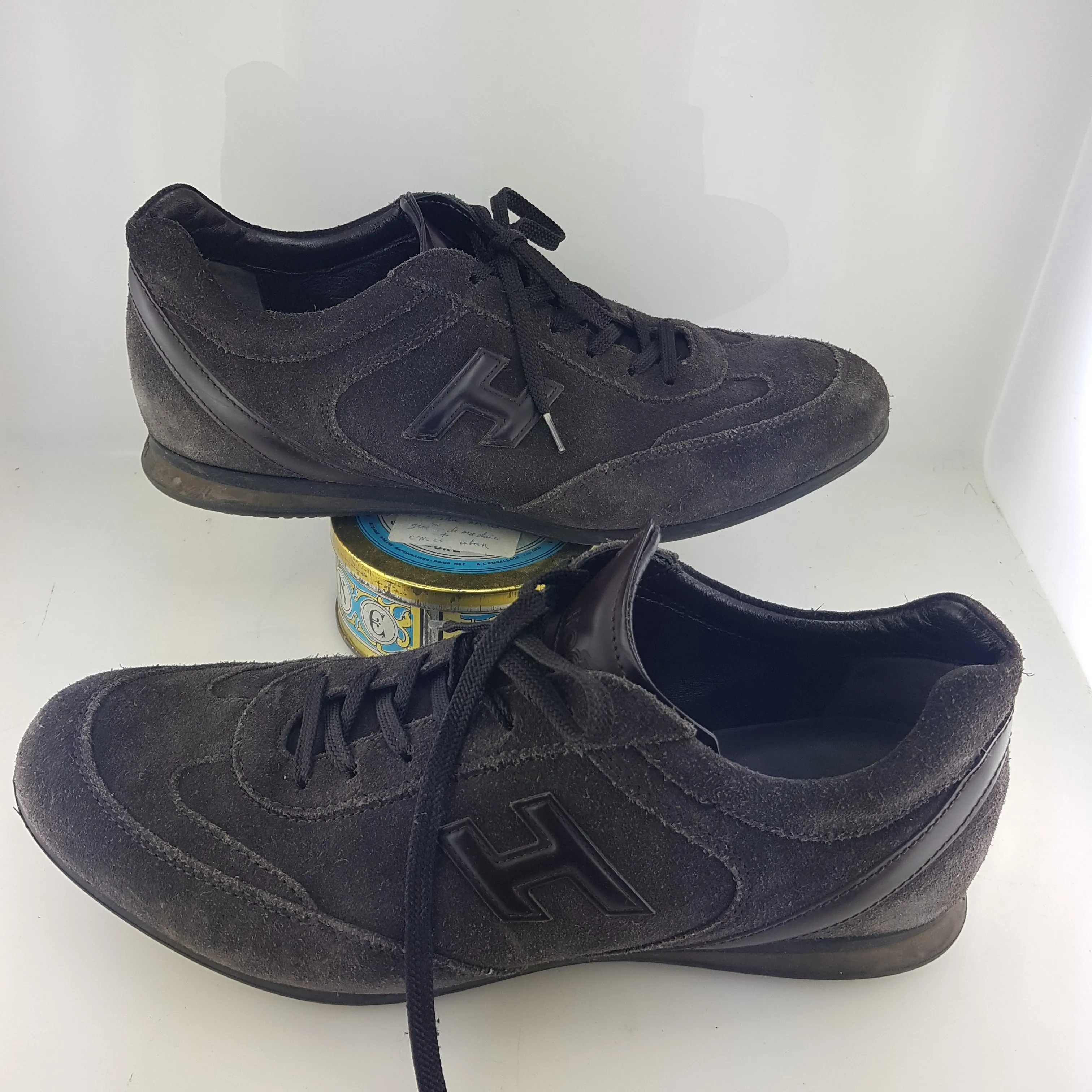 Suede sneakers