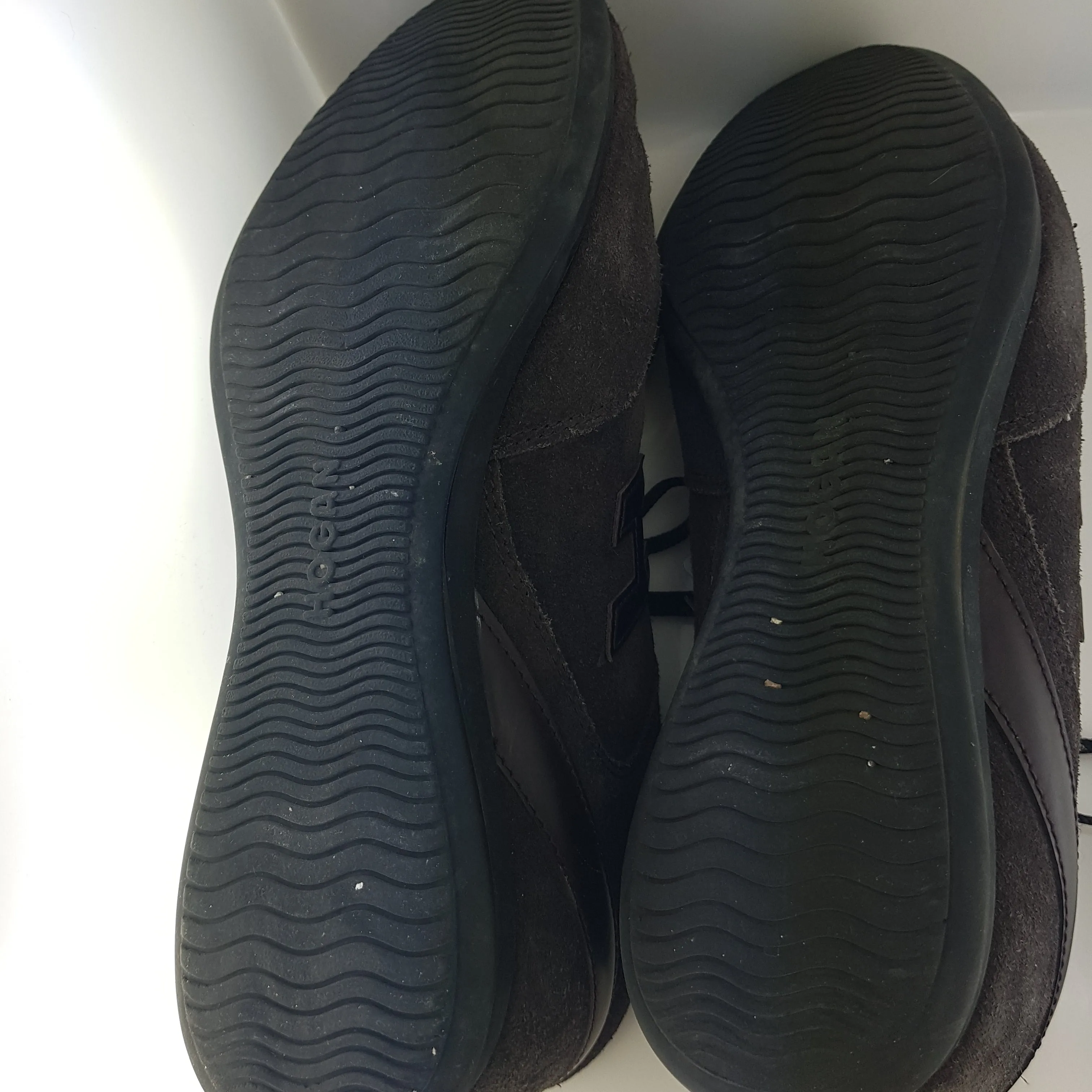 Suede sneakers