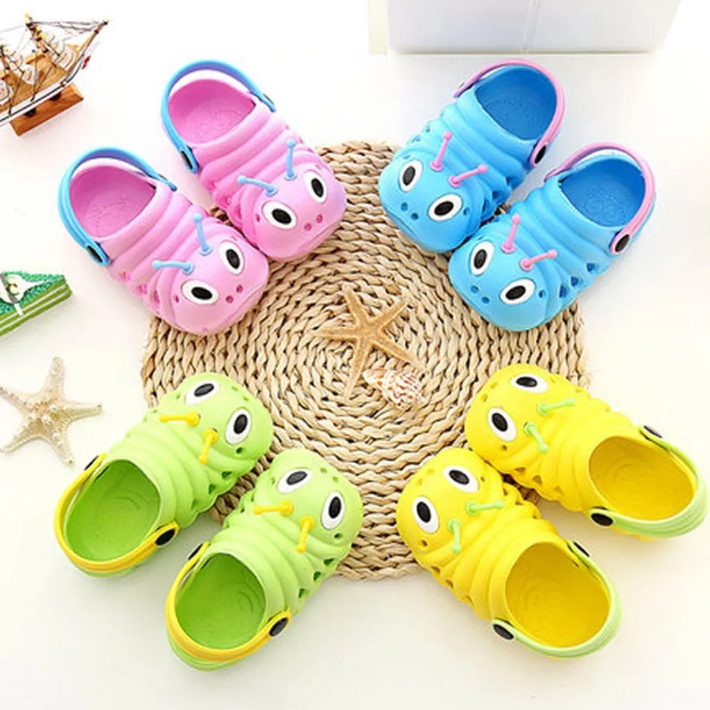Summer Toddler Baby Boys Girls Cute Cartoon Beach Sandals Slippers Flip Shoes