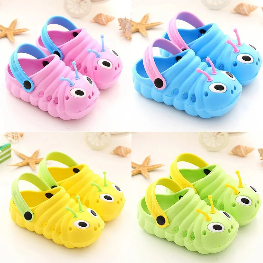 Summer Toddler Baby Boys Girls Cute Cartoon Beach Sandals Slippers Flip Shoes