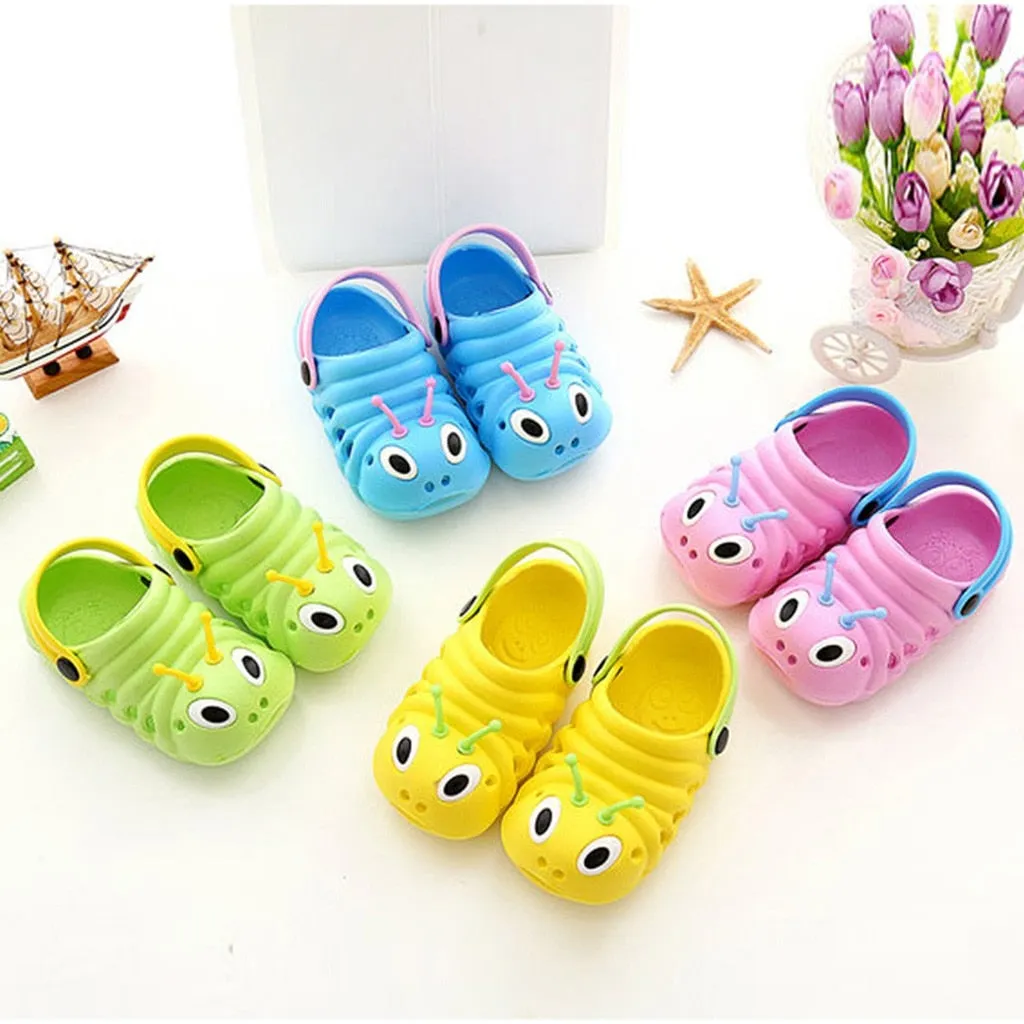 Summer Toddler Baby Boys Girls Cute Cartoon Beach Sandals Slippers Flip Shoes