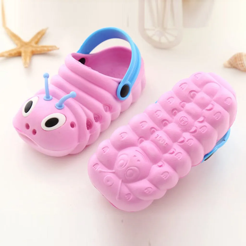Summer Toddler Baby Boys Girls Cute Cartoon Beach Sandals Slippers Flip Shoes