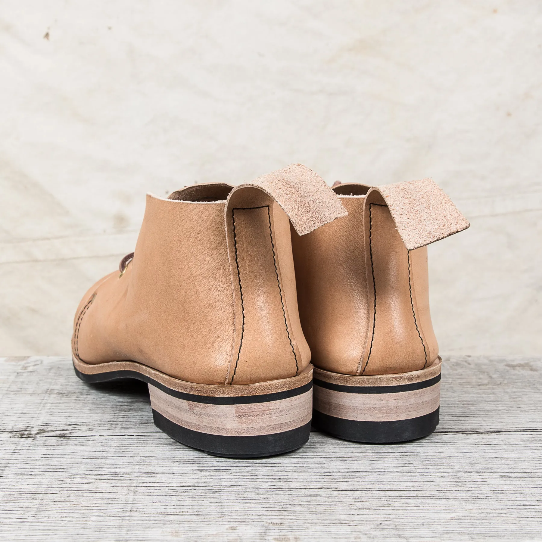 Tender Sidings Chukka Boots Wattle Tanned Natural Leather