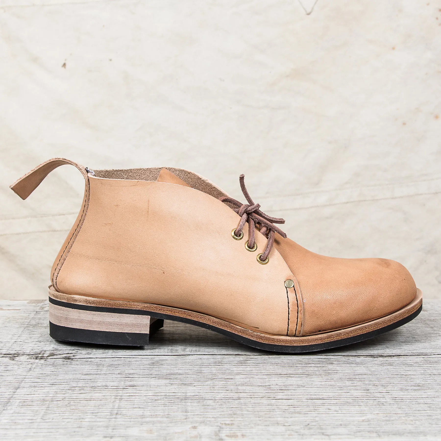 Tender Sidings Chukka Boots Wattle Tanned Natural Leather