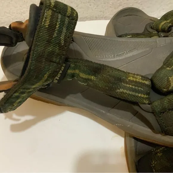 TEVA TERRA FI LITE MENS HIKING SANDALS GREEN SIZE 11.5/45