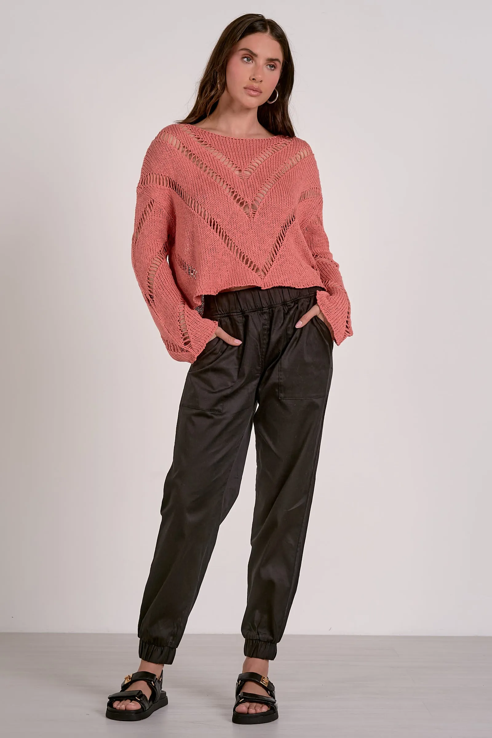 The Kaitlan Cutout Detail Sweater