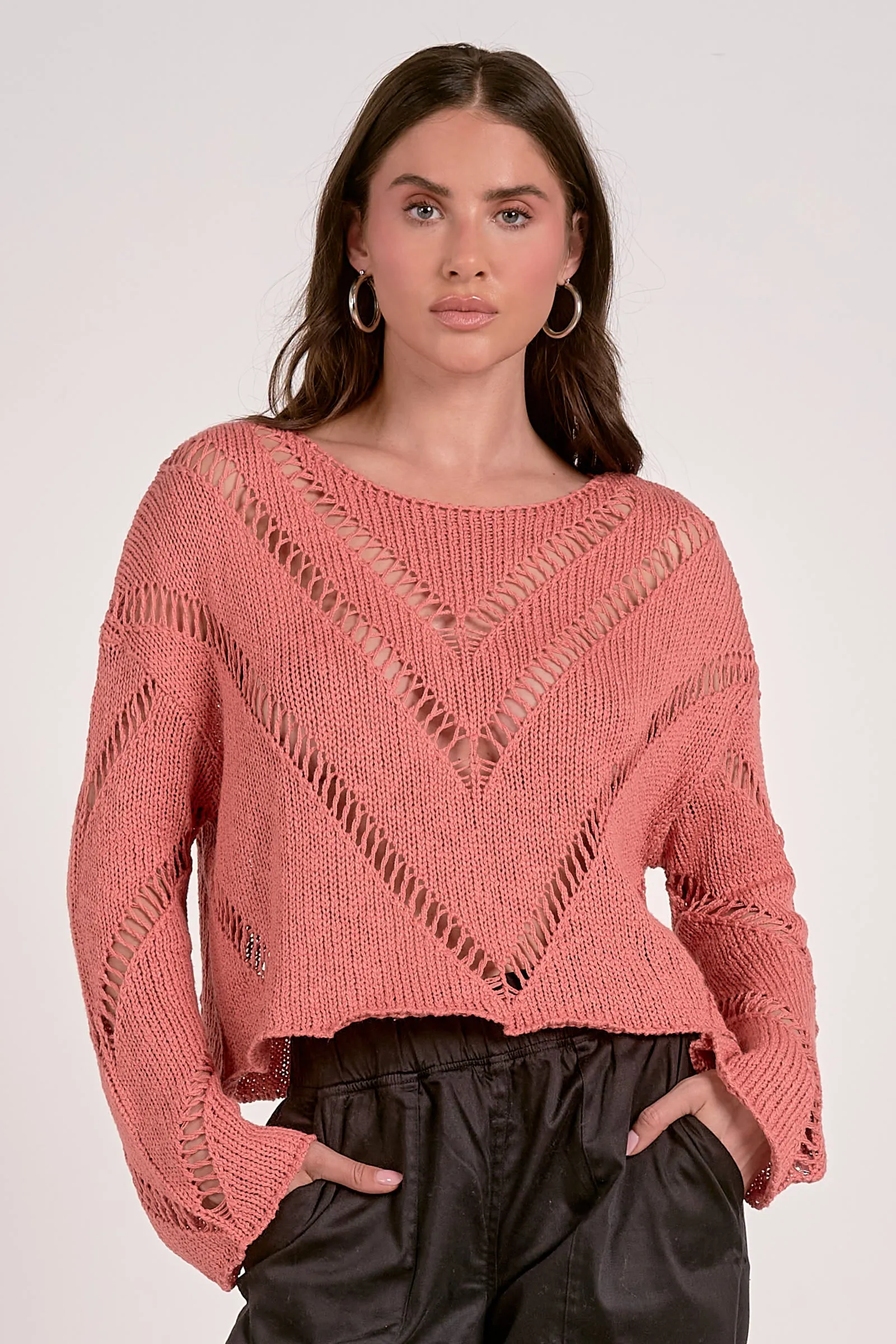 The Kaitlan Cutout Detail Sweater