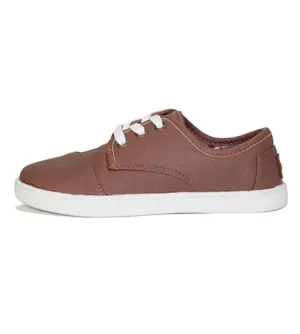 Toms for Kids: Paseo Brown Synthetic Leather