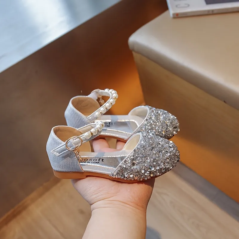 Trendy Elegant Shiny Sandals for Girls Party Shoes, FS