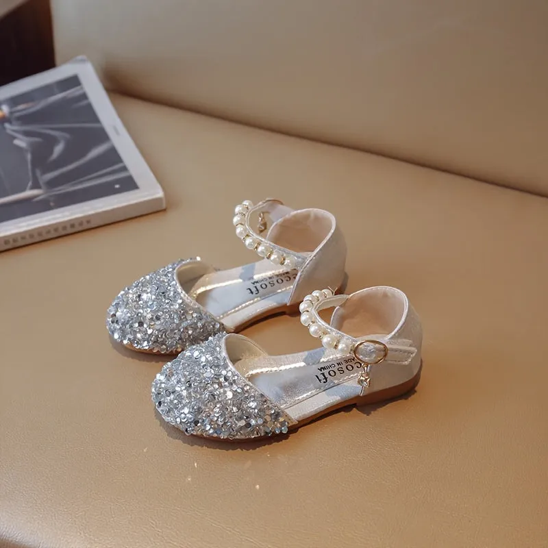 Trendy Elegant Shiny Sandals for Girls Party Shoes, FS