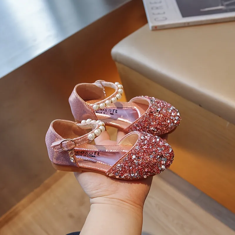Trendy Elegant Shiny Sandals for Girls Party Shoes, FS
