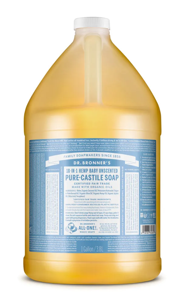 Unscented - Pure-Castile Liquid Soap