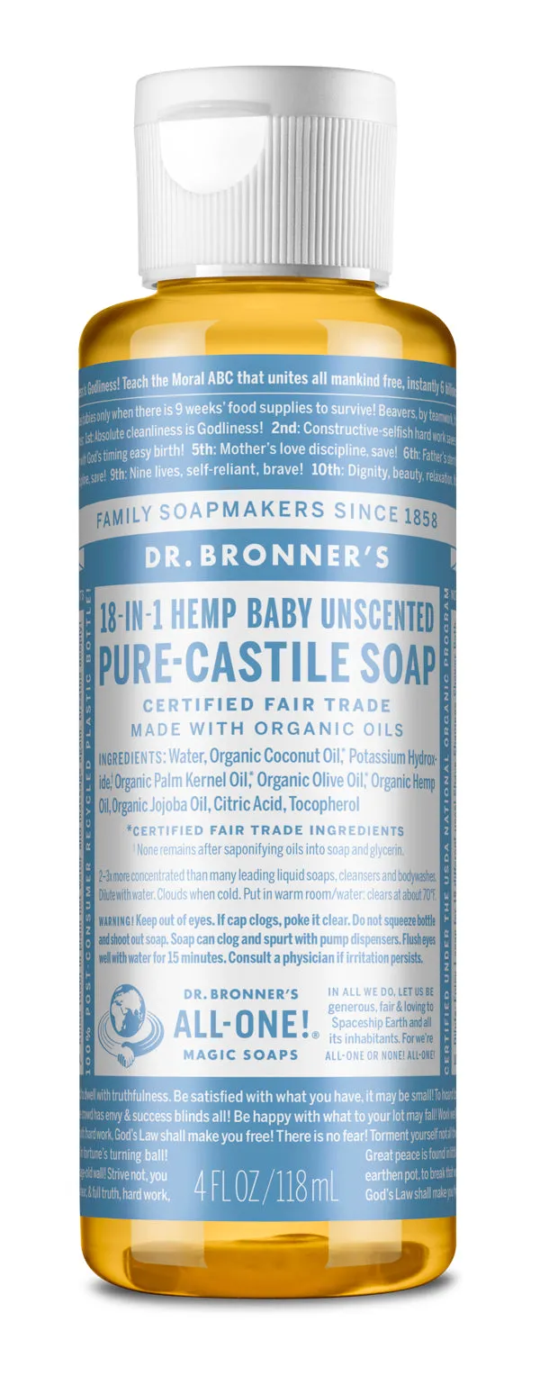 Unscented - Pure-Castile Liquid Soap