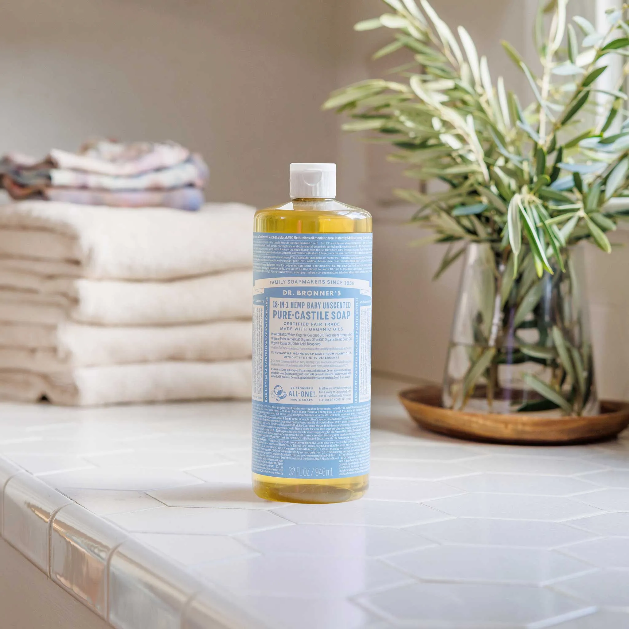 Unscented - Pure-Castile Liquid Soap