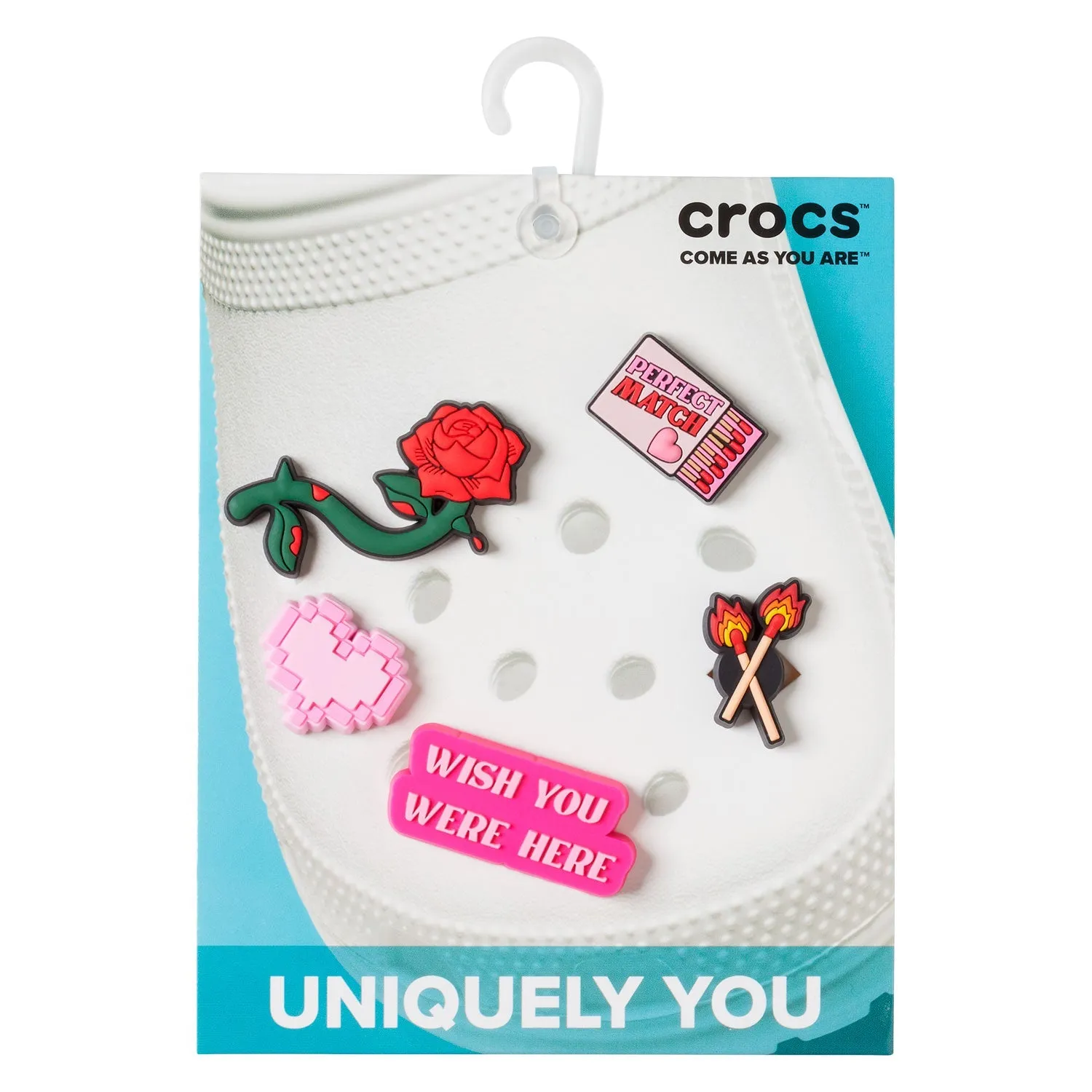 Valentines Girly 5 Jibbitz Pack