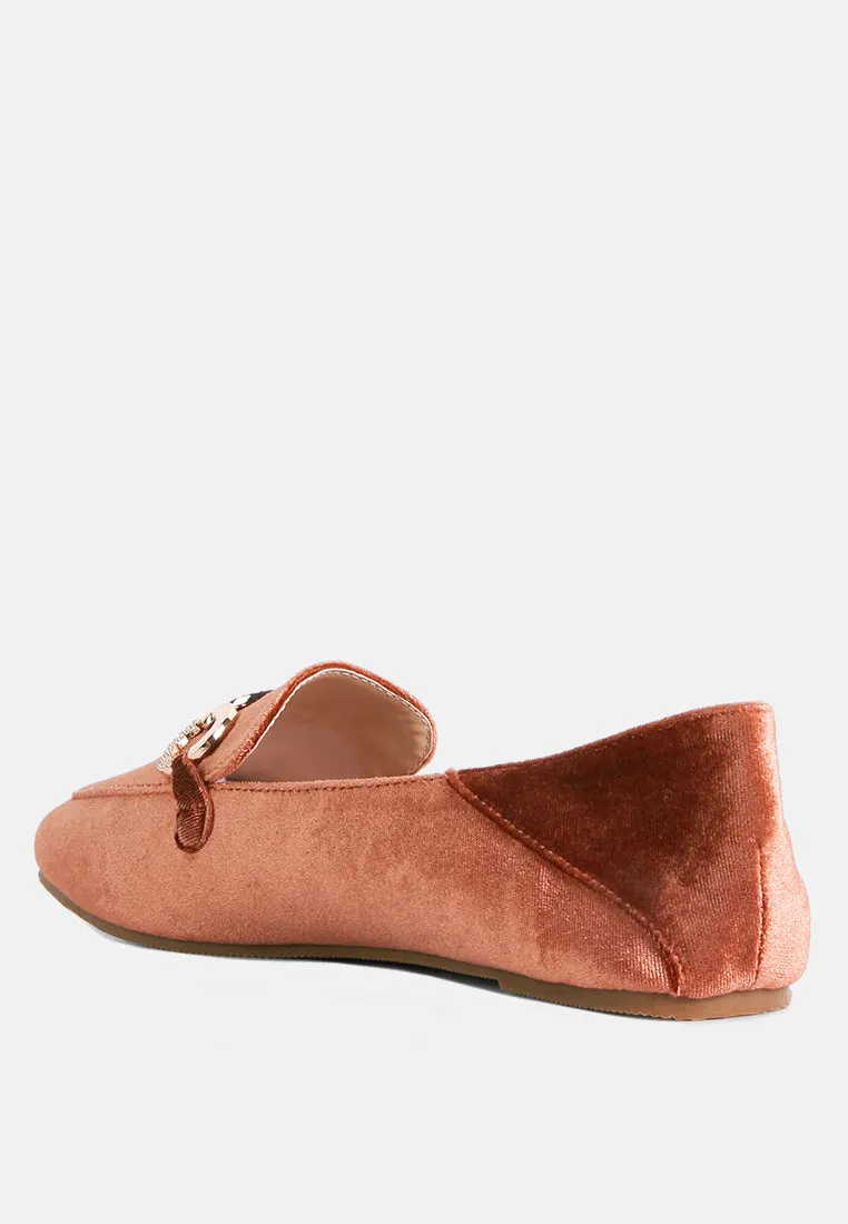 Velvet Metal Show Detail Loafers By Ruw