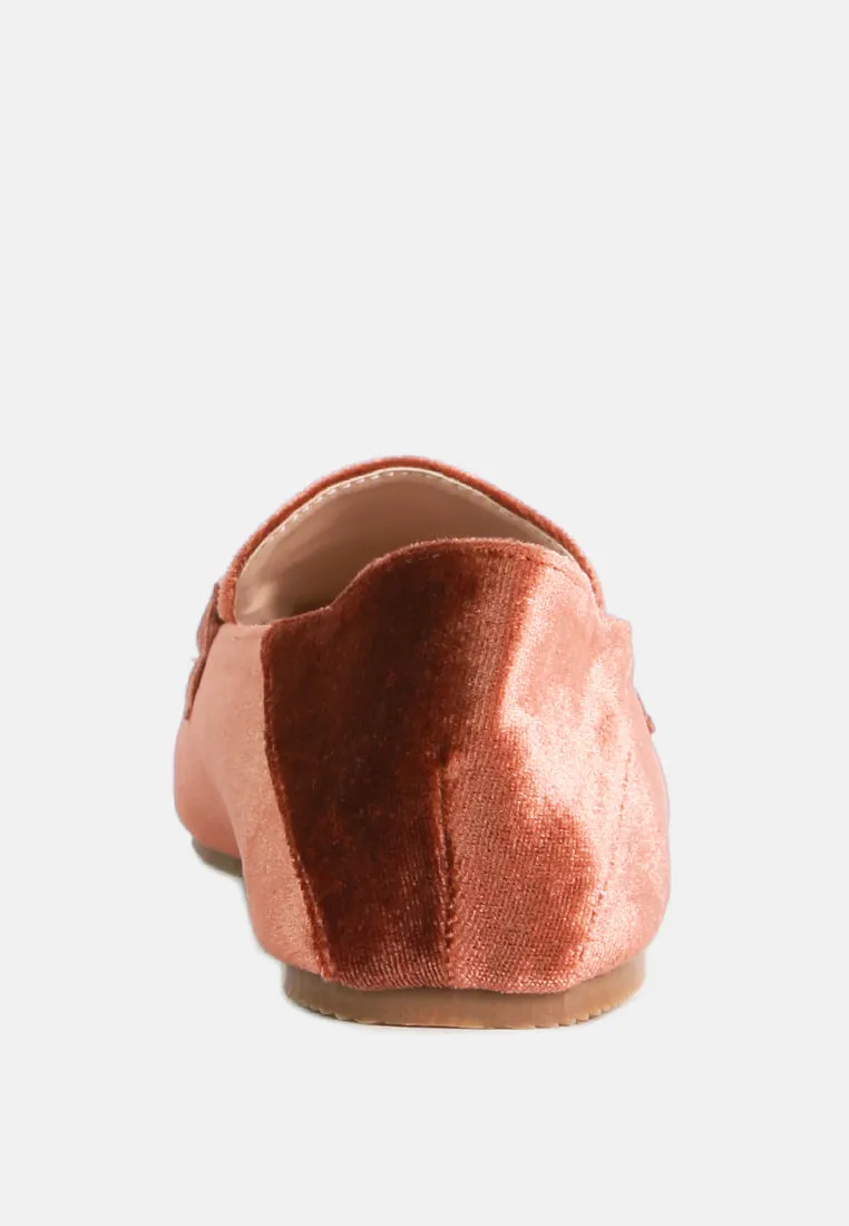 Velvet Metal Show Detail Loafers By Ruw