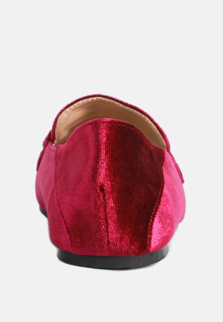 Velvet Metal Show Detail Loafers By Ruw