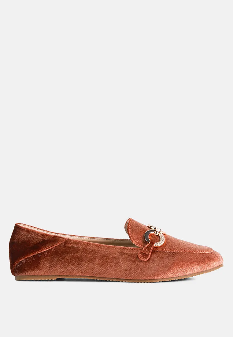 Velvet Metal Show Detail Loafers By Ruw