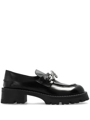 Versace chain-link platform loafers