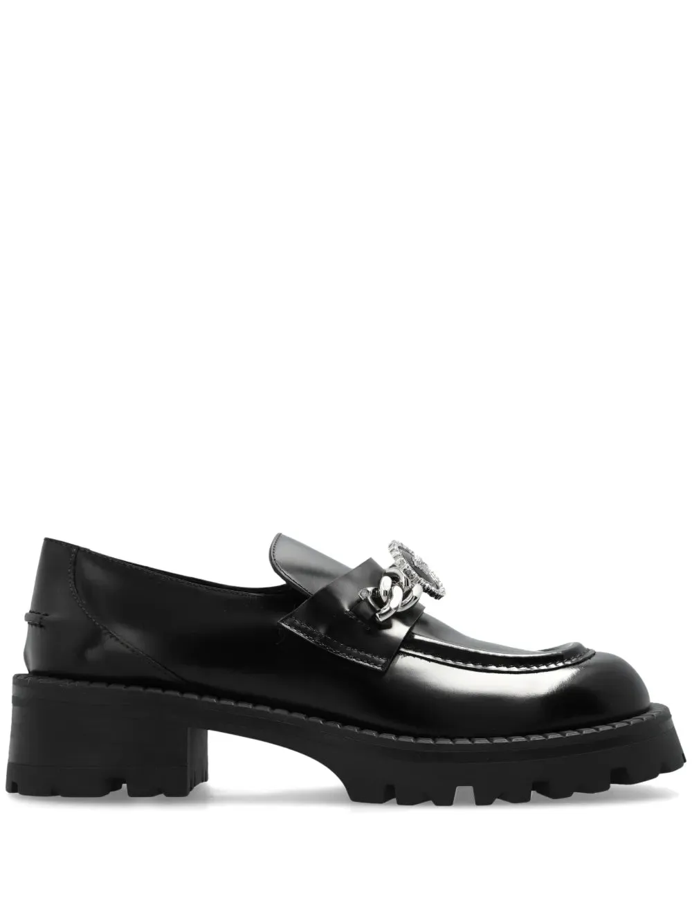 Versace chain-link platform loafers