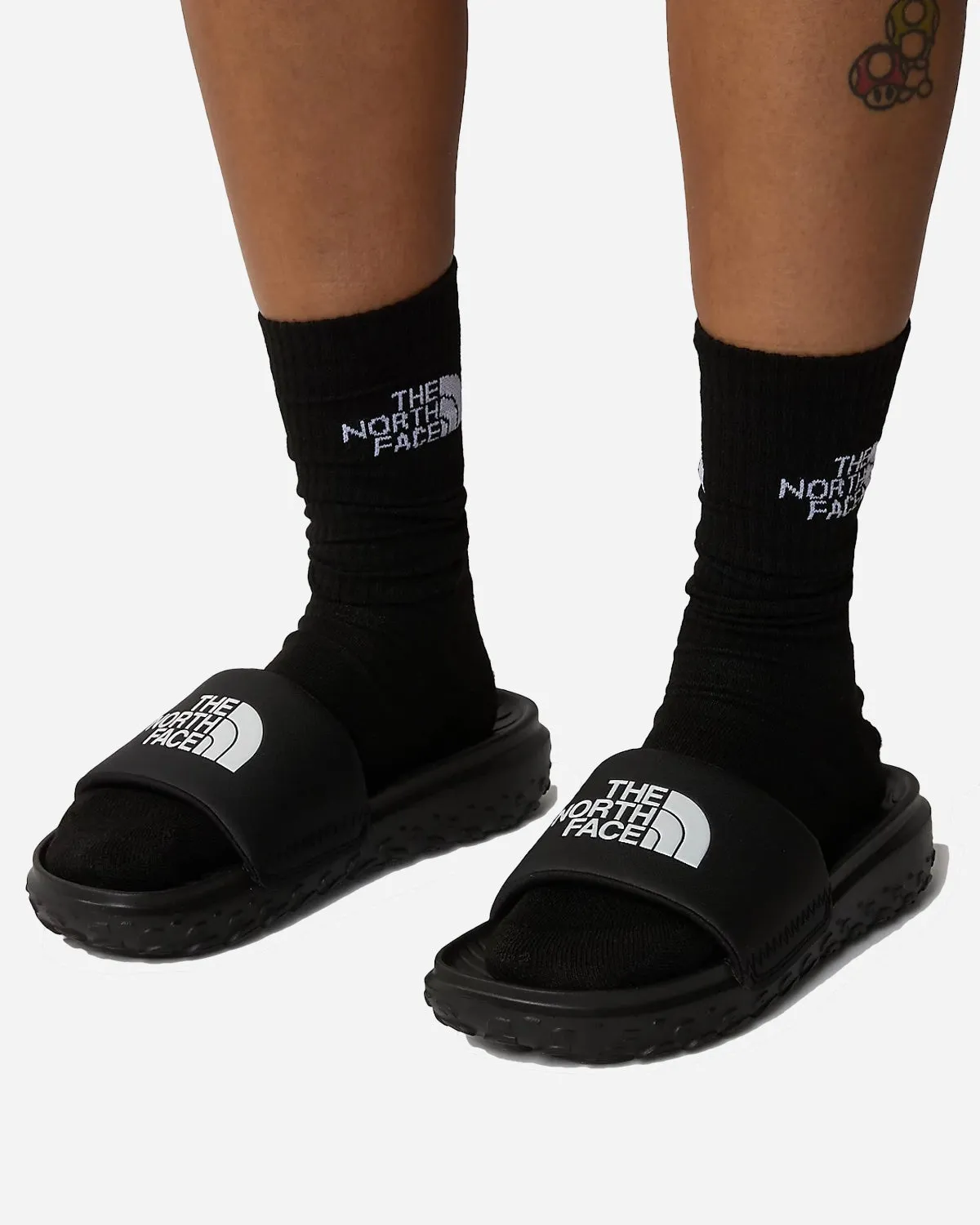 W Never Stop Cush Slide - Black/Black