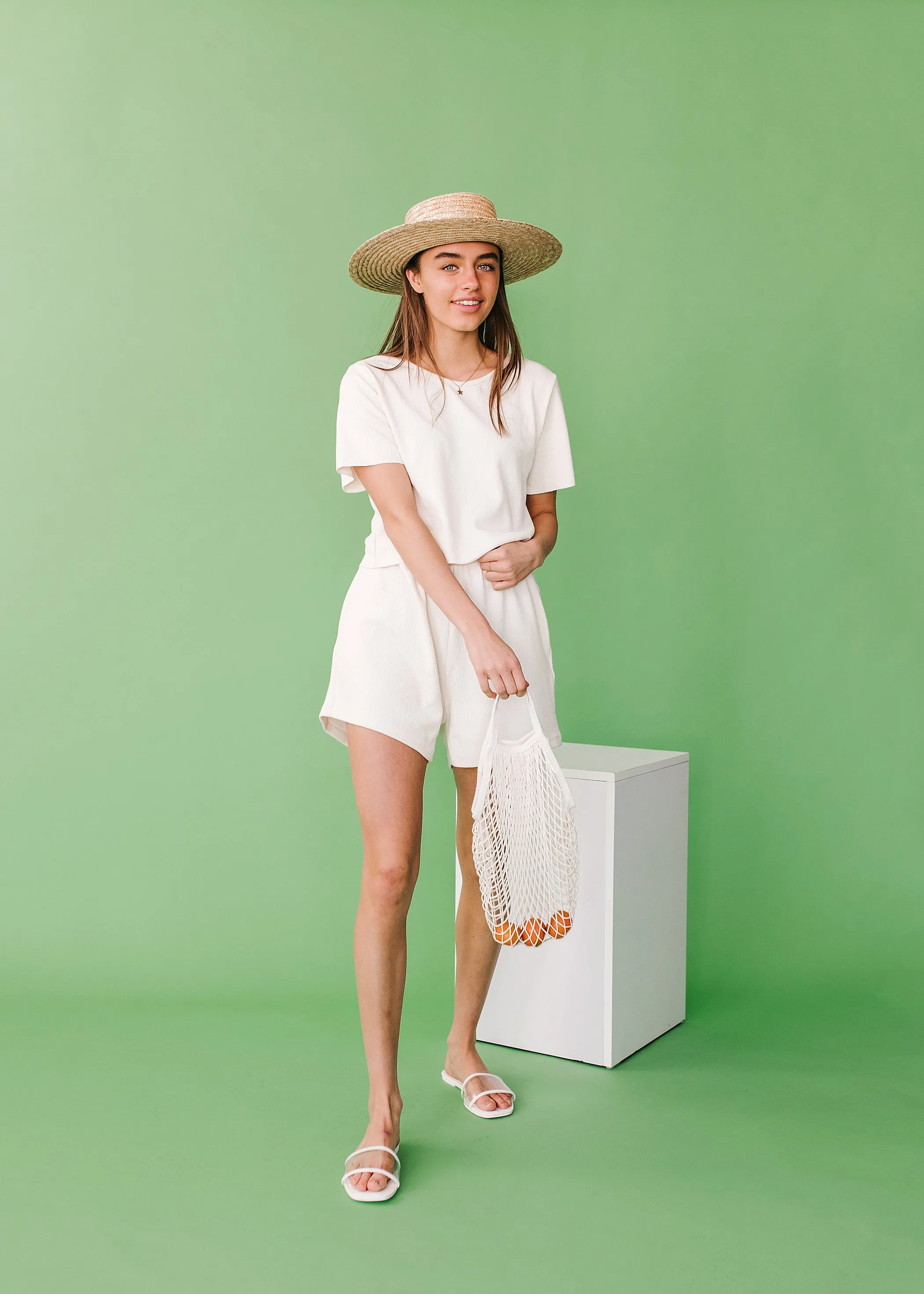 Weekend Girl Set// Cream