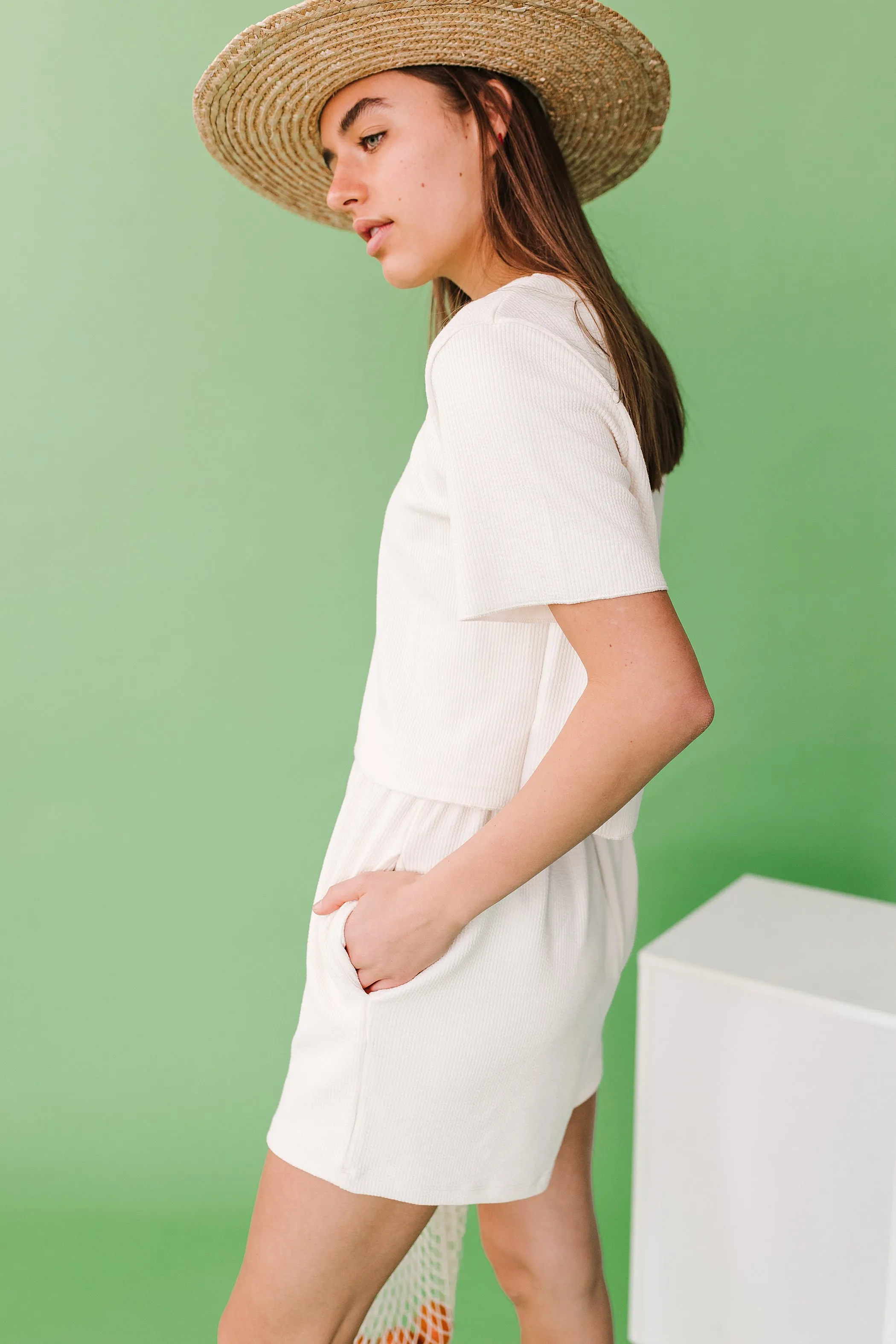 Weekend Girl Set// Cream