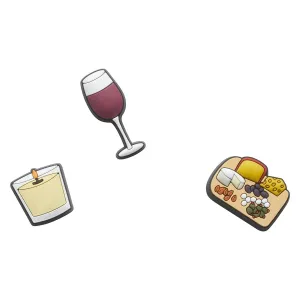 Wine Night 3 Jibbitz Pack