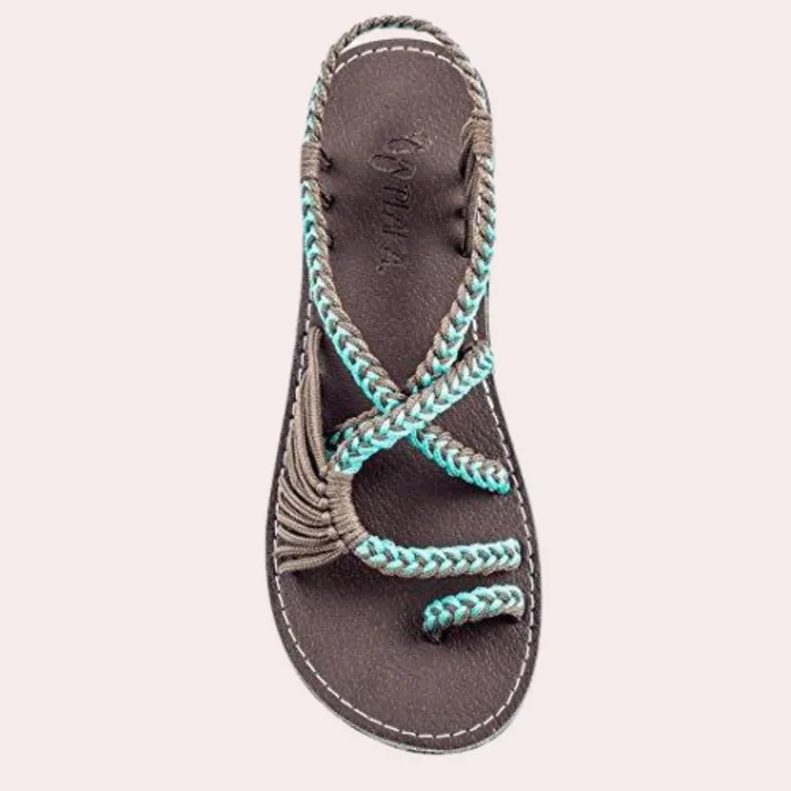 Women's fashionable and vibrant beach sandals